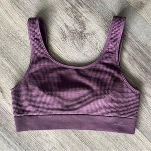 Pink sports bra